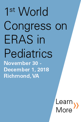 1st World Congress on ERAS in Pediatrics Banner